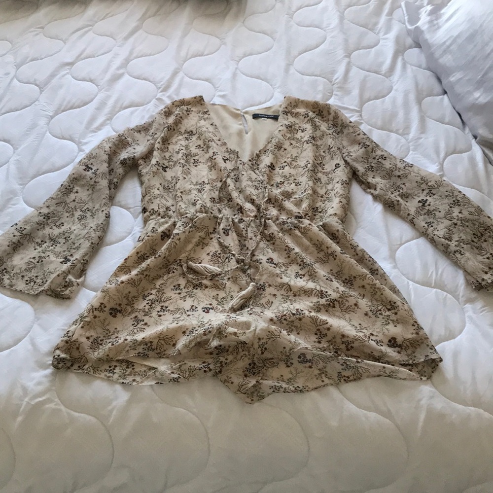 Long sleeve short romper from Sugar Lips.